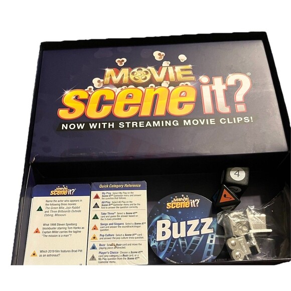 Movie Scene It? Now With Streaming Movie Clips 2022 Game Used 100% Complete - Picture 5 of 11